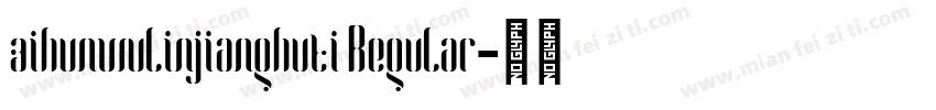 zihunwulinjianghuti Regular字体转换